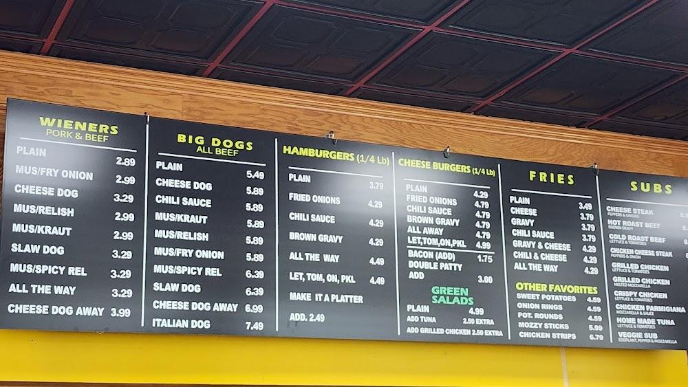 Johnny & Hanges Menu image 1