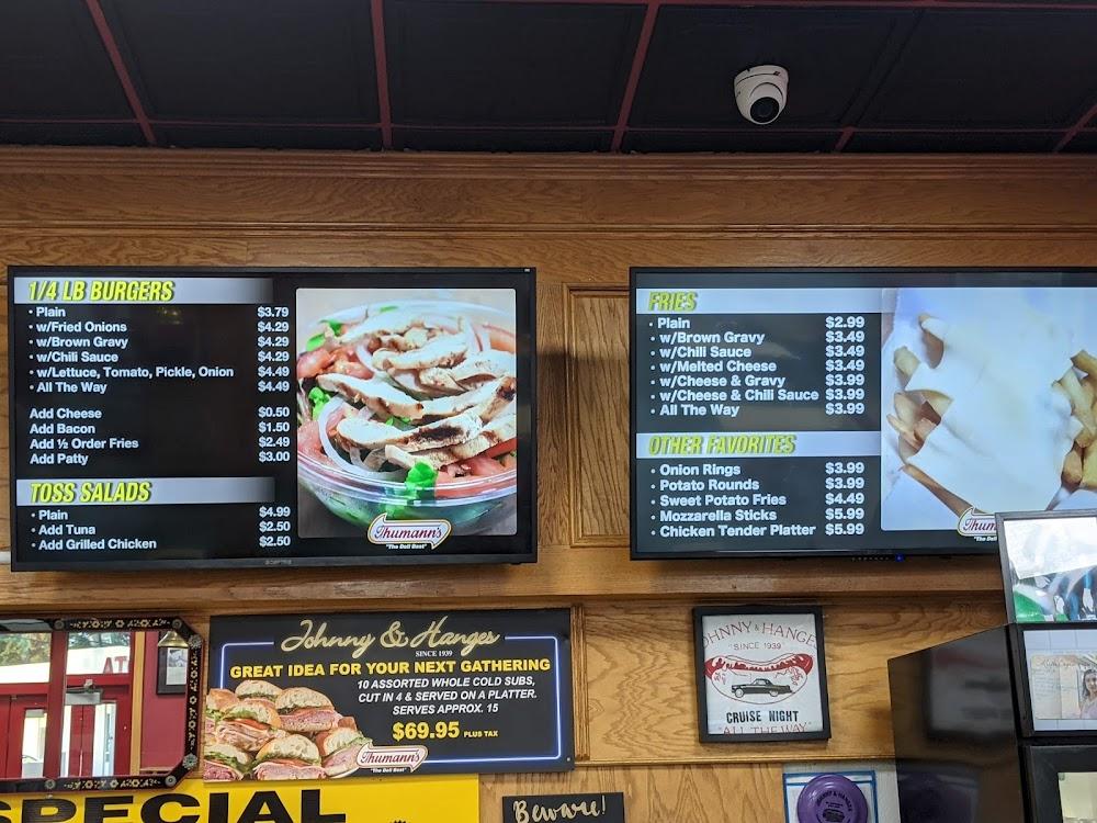 Johnny & Hanges Menu image 3